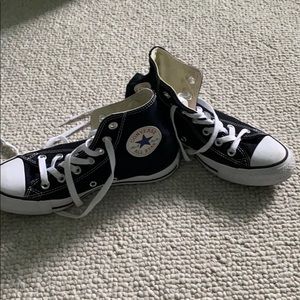 Converse black high top